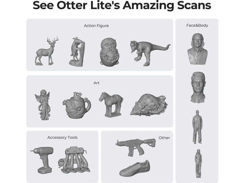 Creality 3D-Scanner Otter Lite 30 fps Farb Scanner