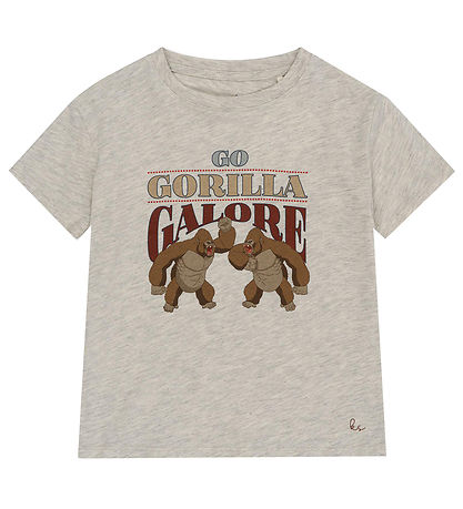Konges Sløjd T-shirt - Gorilla - Off White Melange