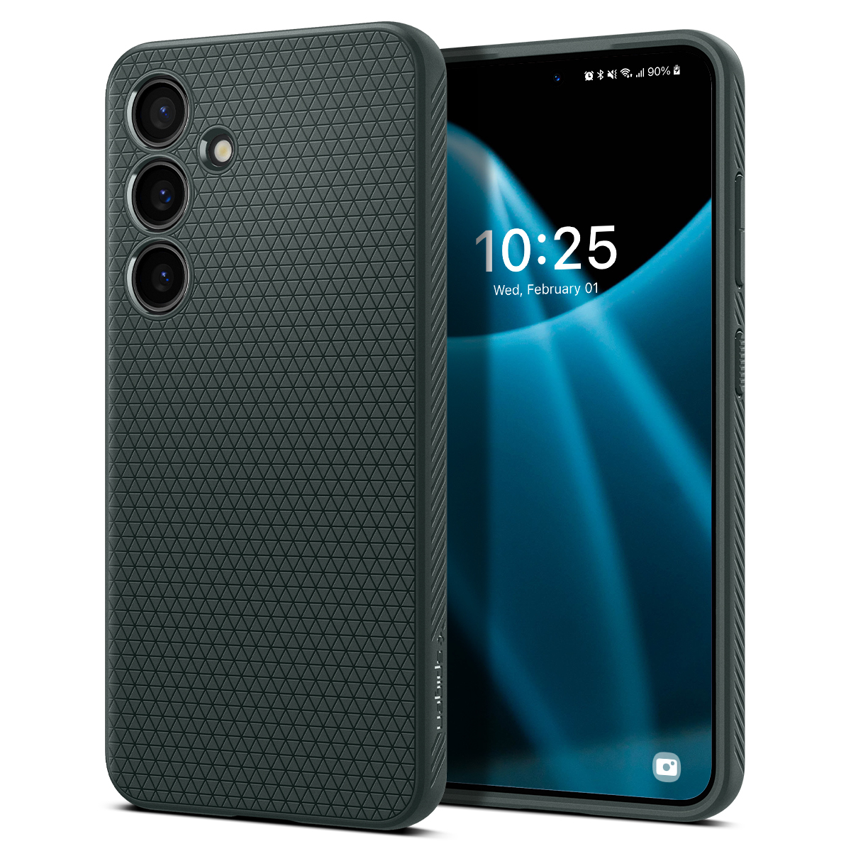 Samsung Galaxy S24 Liquid Air Case Gummi Hülle (ACS07348) - Abyss Green