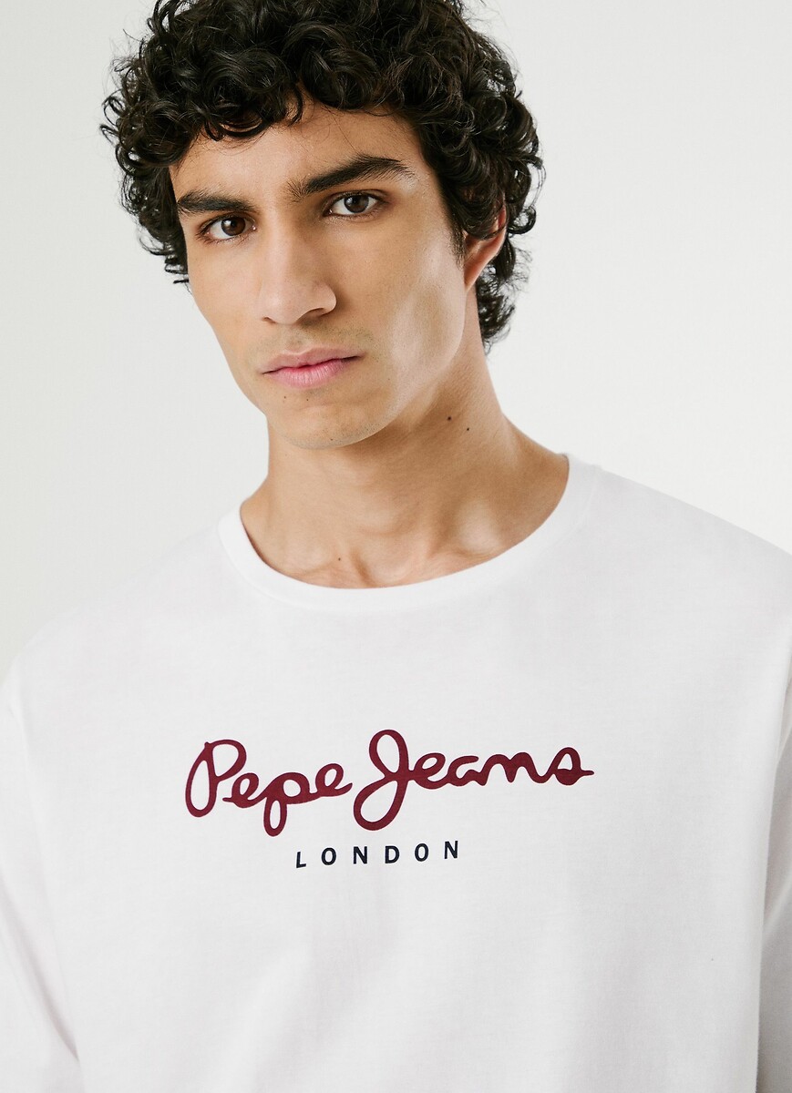 PEPE JEANS<br>Camiseta de manga comprida com gola redonda Eggo