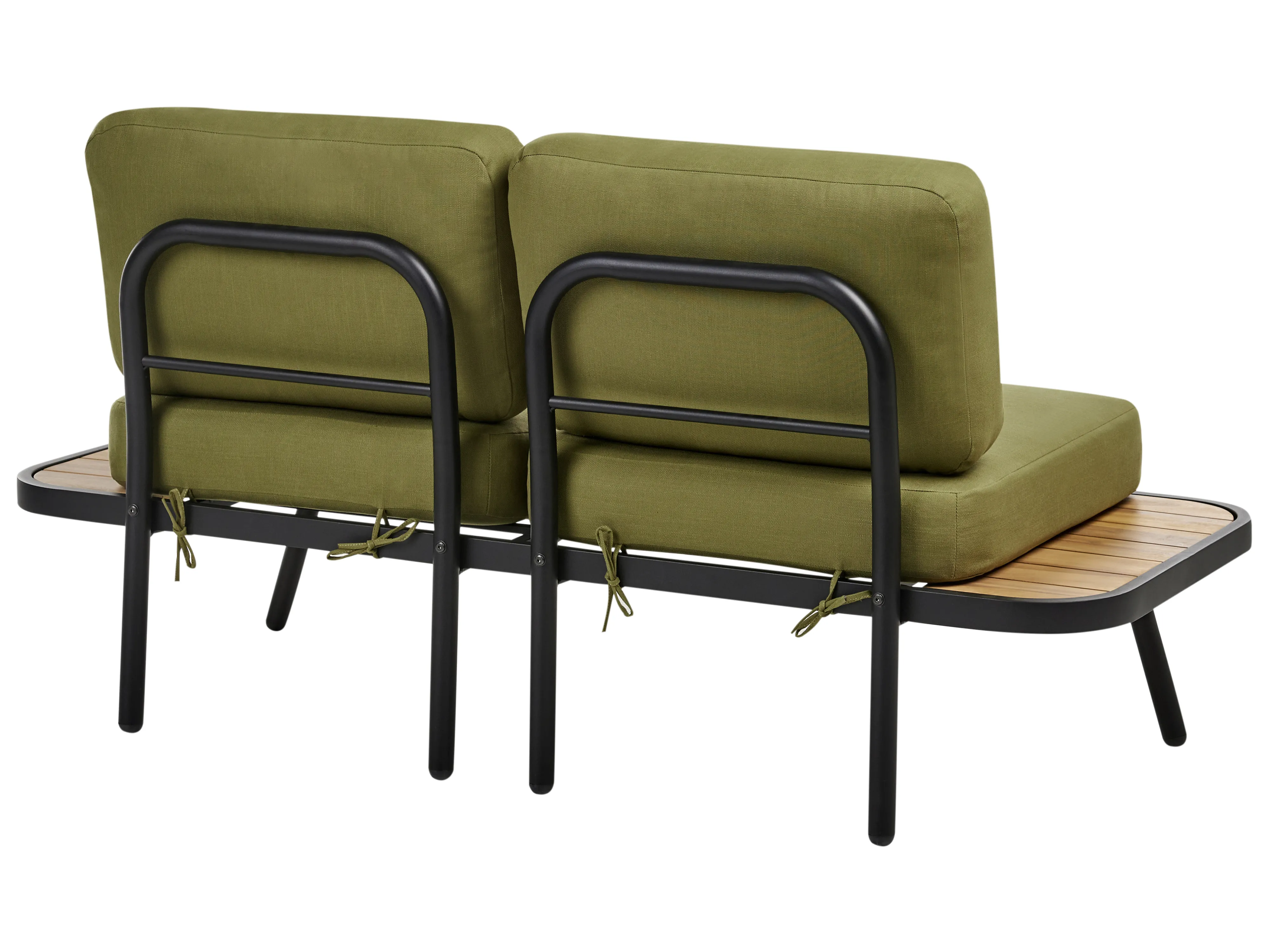 Loungeset met tafel 4-zits MINOZZO Gecertificeerd acaciahout Olijfgroen