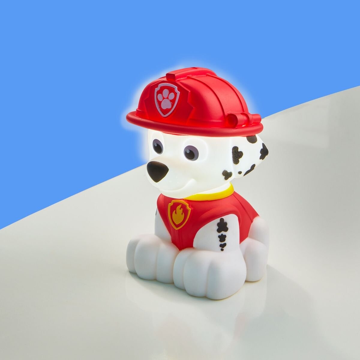 Paw Patrol - 2-I-1 Natlampe Og Lommelygte - Marshall - Goglow
