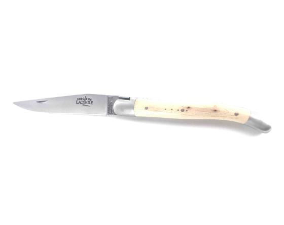 Laguiole Tradition 11 cm - 2 mitres - Genévrier Couteau de Poche Forge de Laguiole