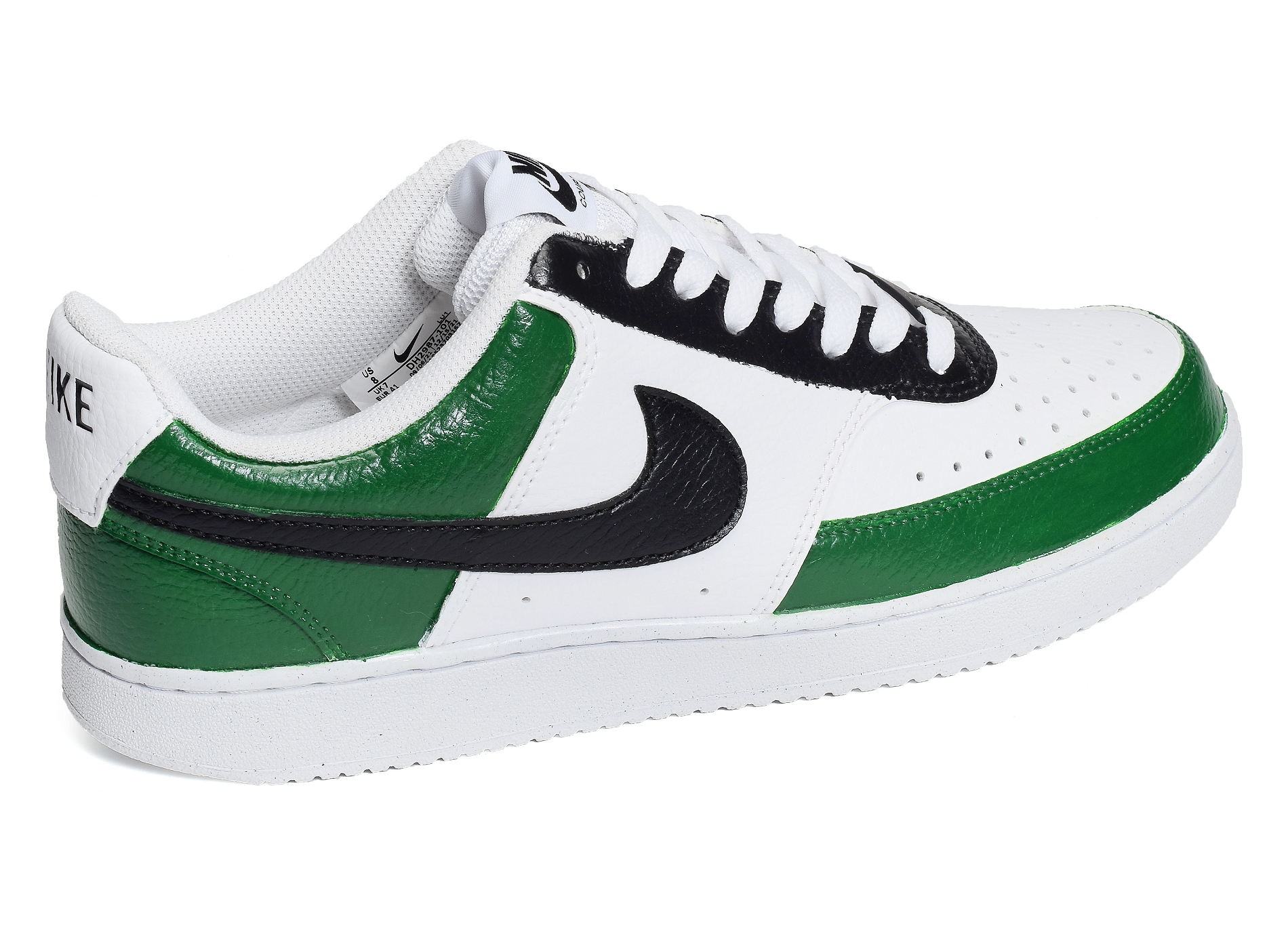 Court vision low celtics blanc vert