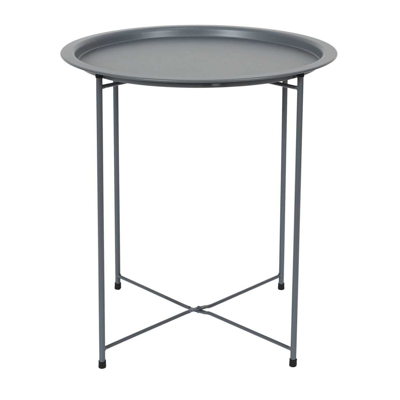 Home Deco Factory Table Sienna grise - D.47xH.50 cm