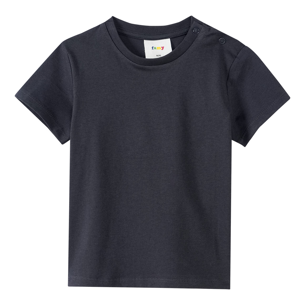 Famy 3 Baby T-Shirts im Basic-Look salbei / dunkelgrau