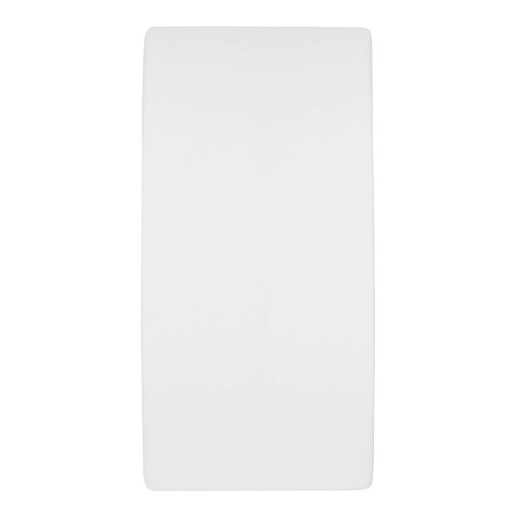 80% katoen / 20% polyesterkatoenen molton stretch hoeslaken 50x90 cm wit