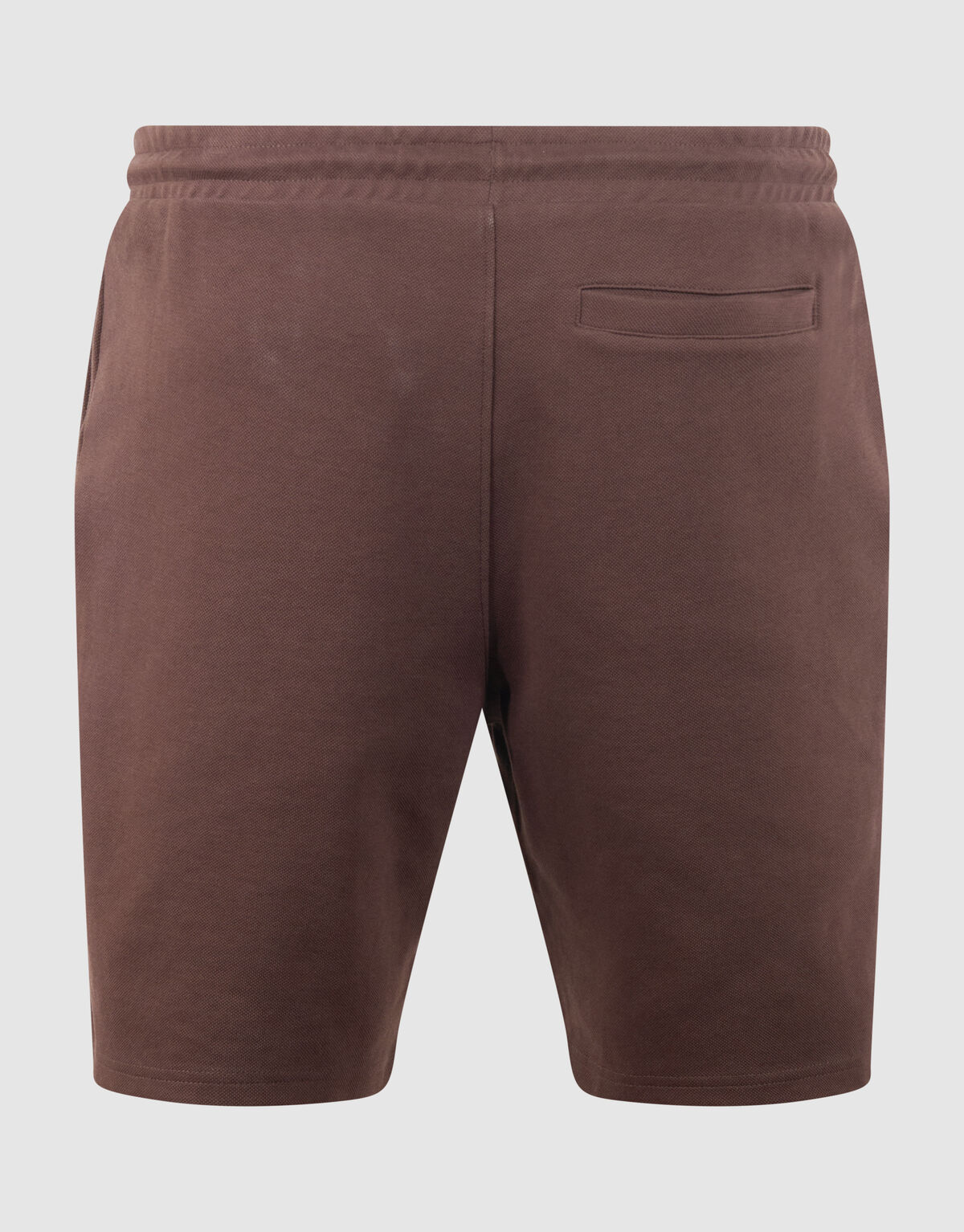 Pique Short Donkerbruin