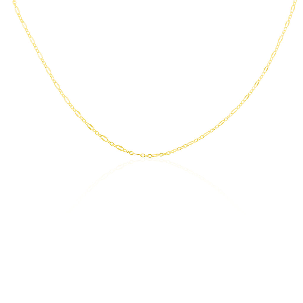 Collier Plaqué Or Lilac Chaine Fantaisie