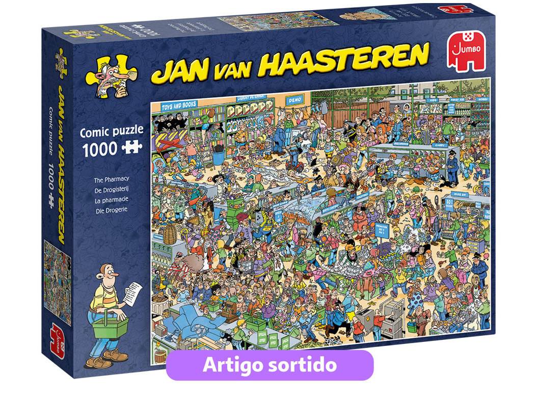 PUZZLE COMICS DISET 1000 PEÇAS MODELOS SORTIDOS
