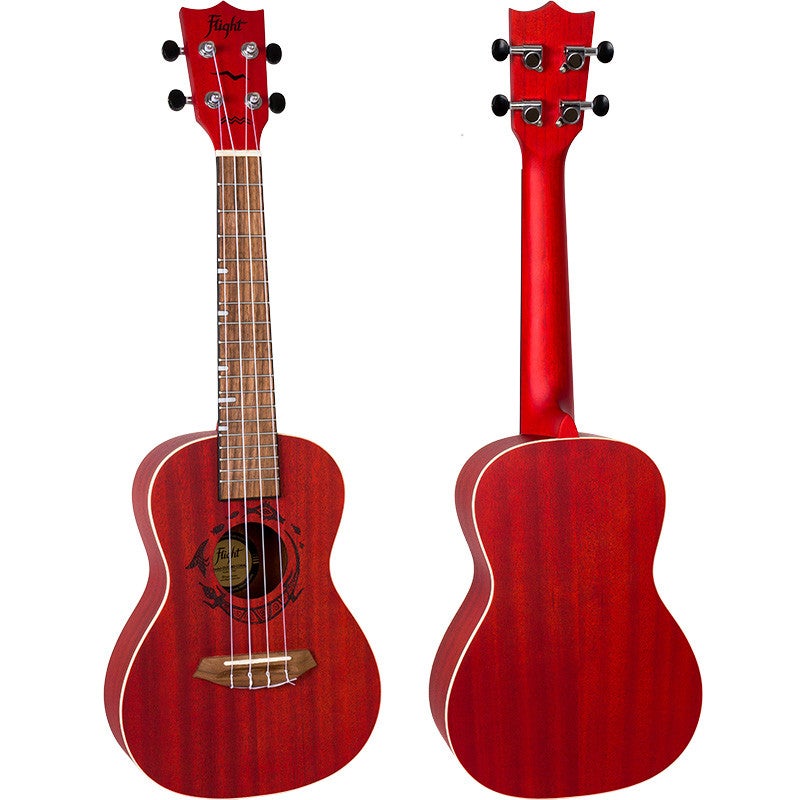 Flight Gemstone Series DUC380 Coral concert ukelele met gigbag