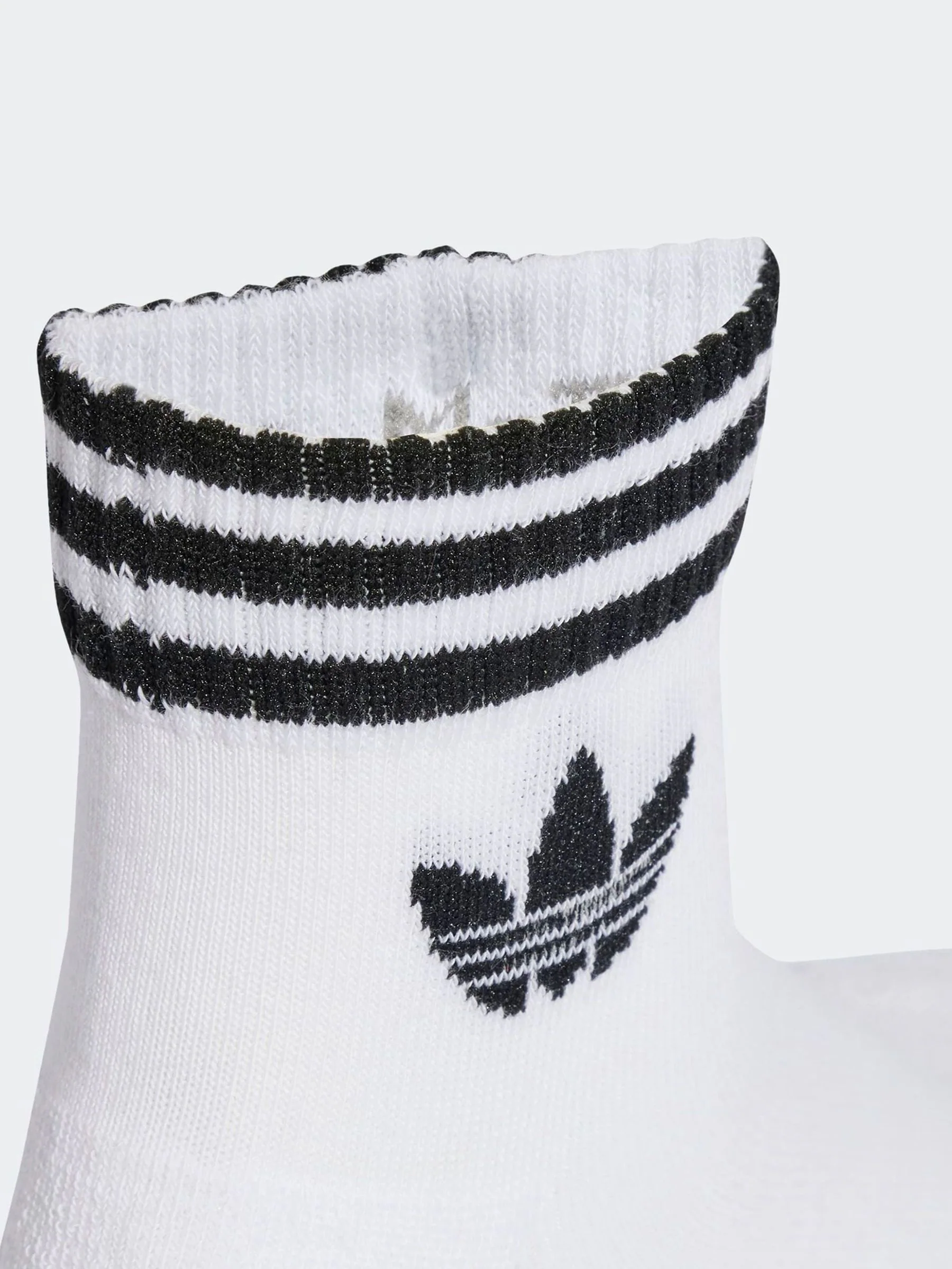 Wit - adidas Originals set van 3 paar enkelsokken