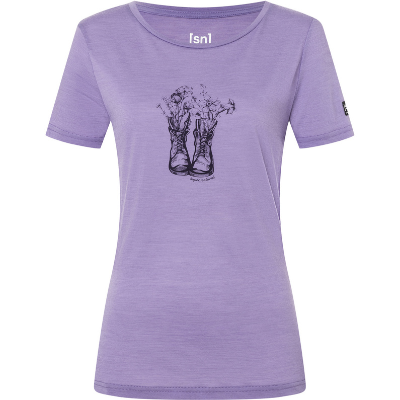 Super.Natural Damen Flower Boots T-Shirt