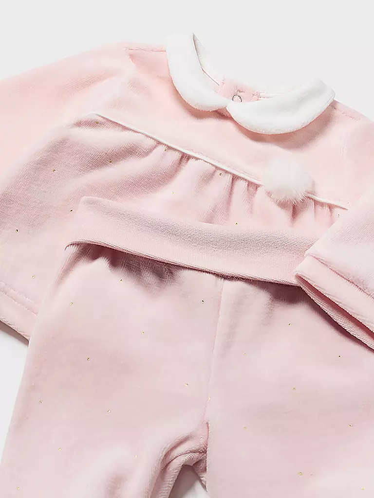 MAYORAL Baby Set 2-teilig Shirt und Hose rosa