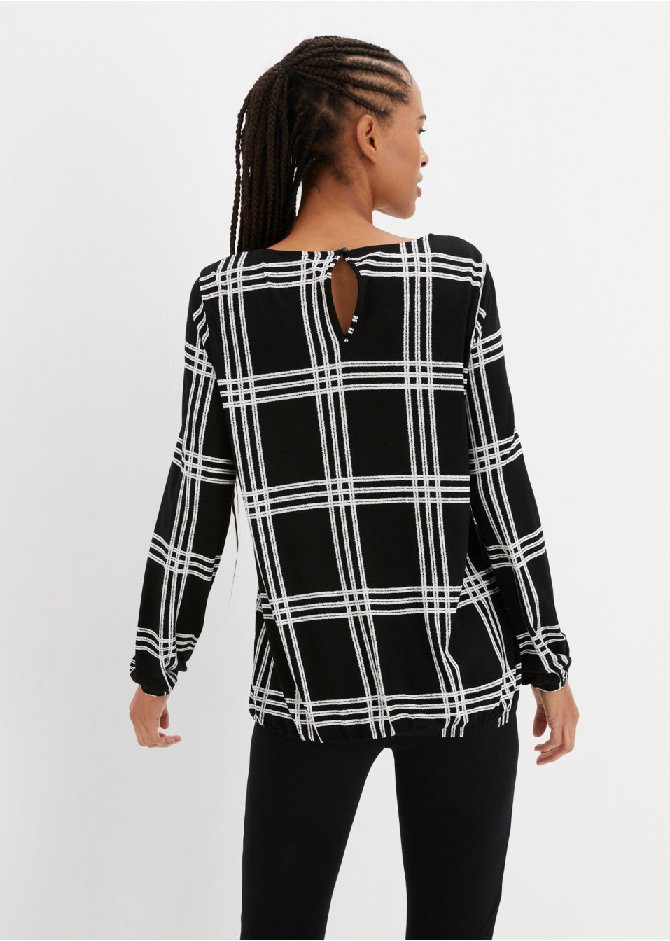 T-shirt manches longues avec base élastique