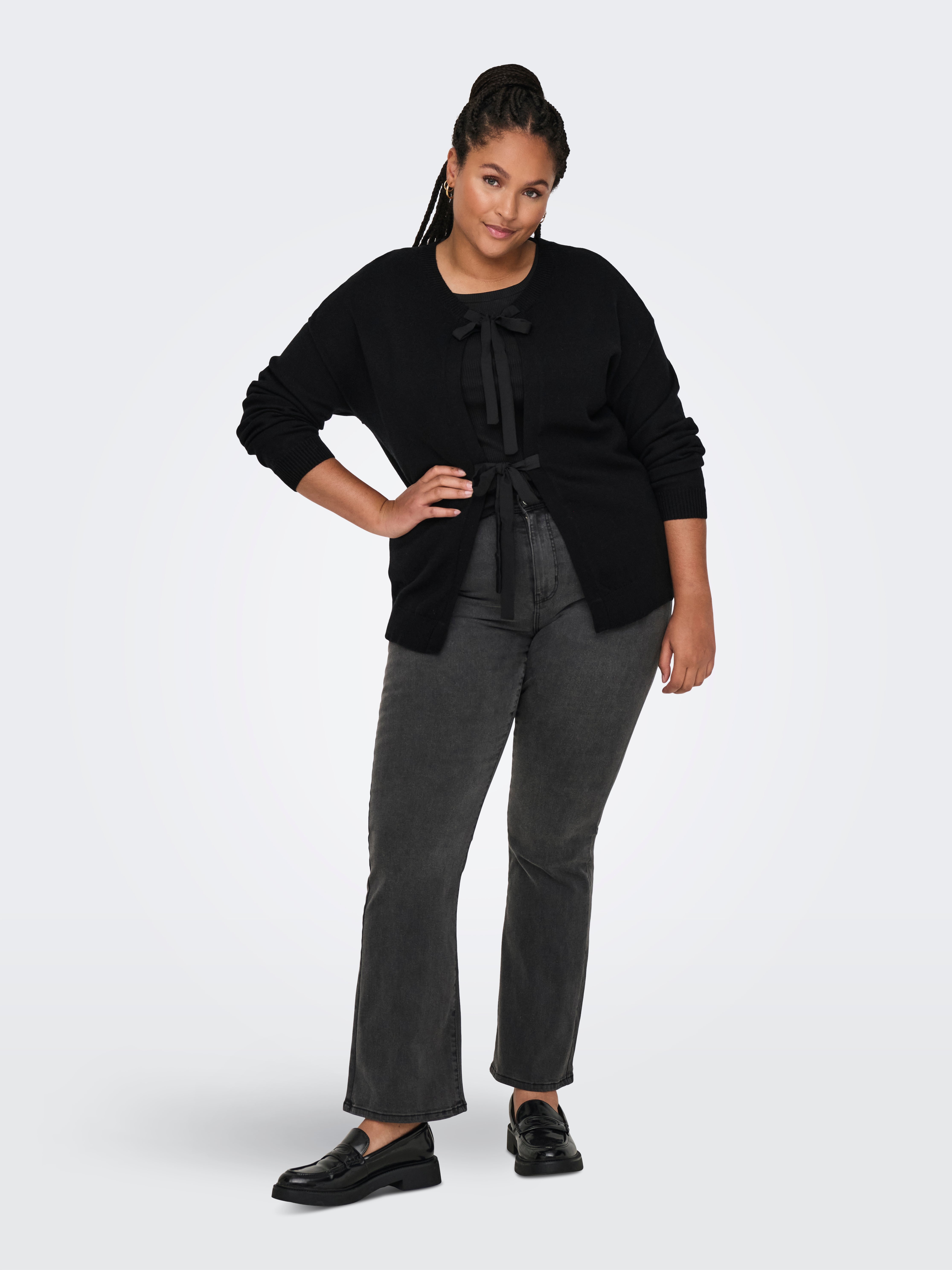 CARLOTTIE Strickjacke Black