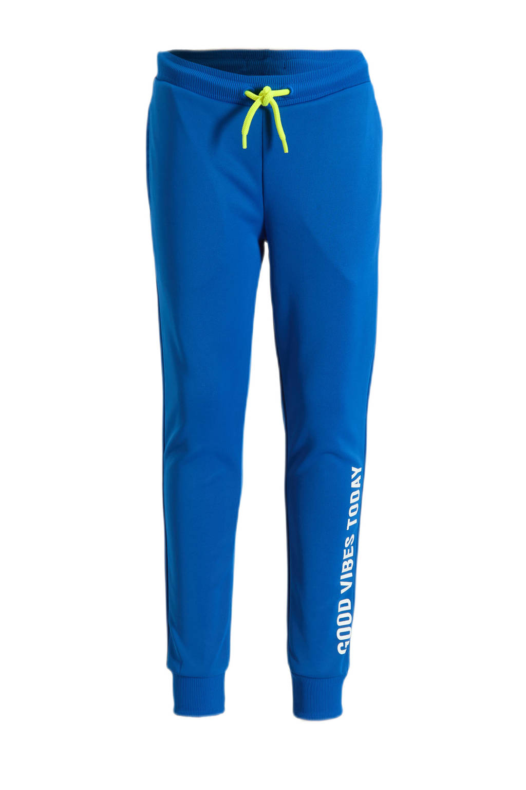 Orange Stars joggingbroek Rod met printopdruk blauw