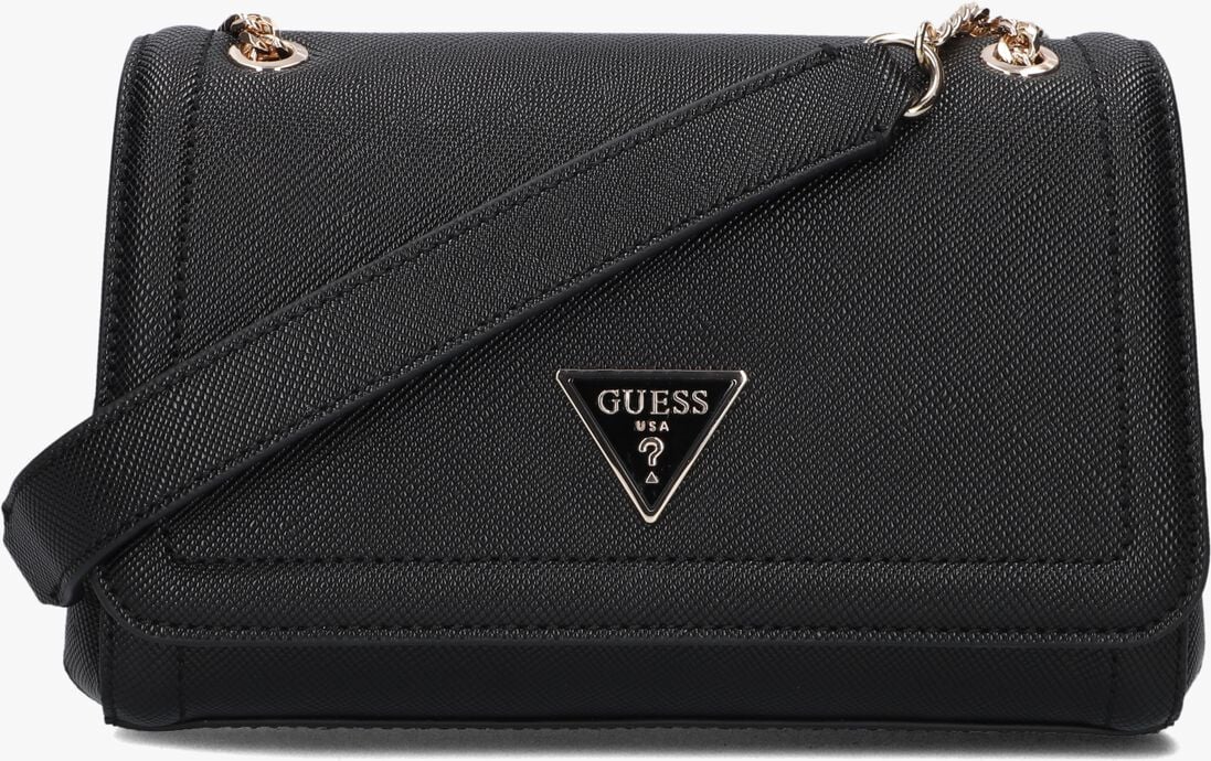 GUESS blauwe guess schoudertas noelle convertible xbody flap