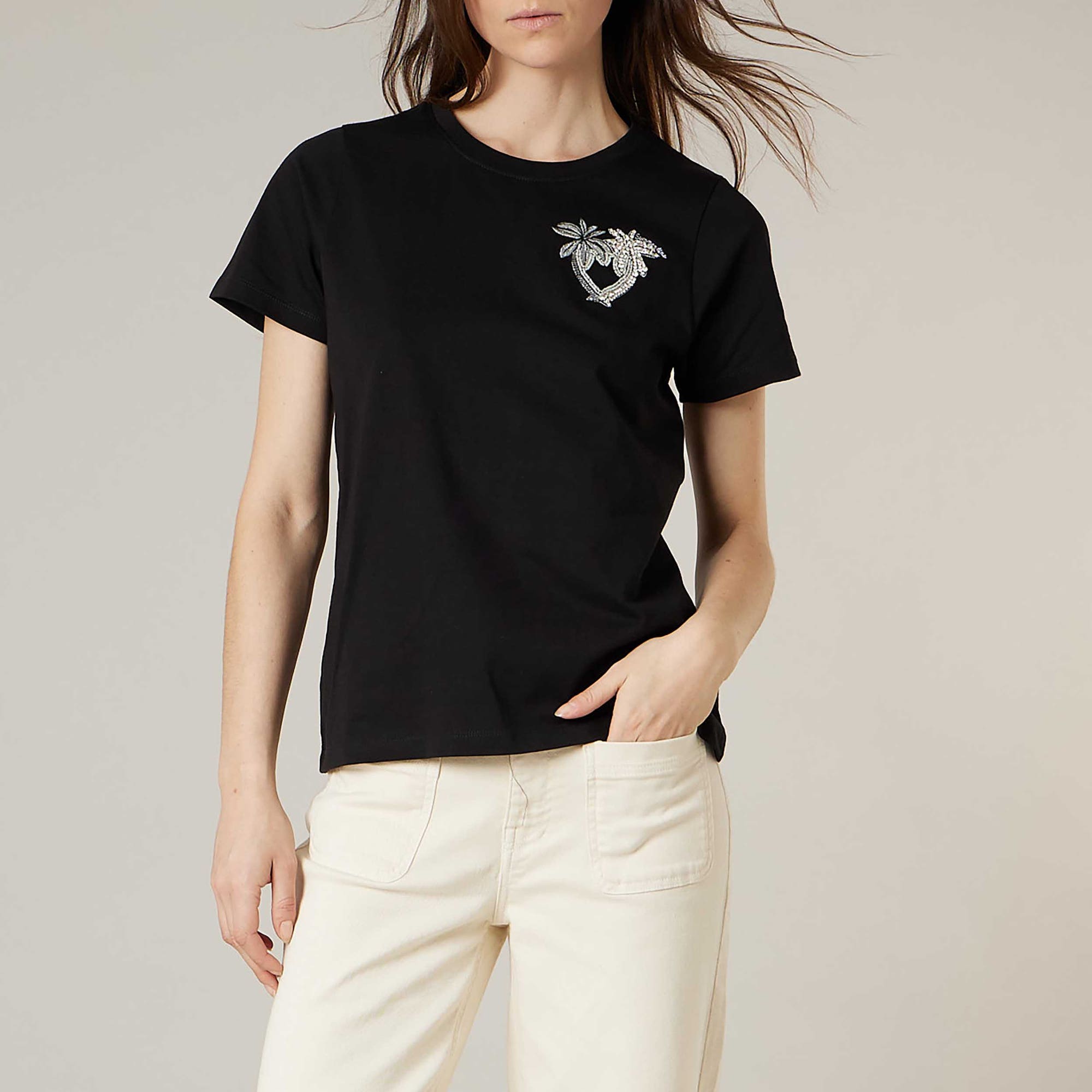 T-shirt Femme noir