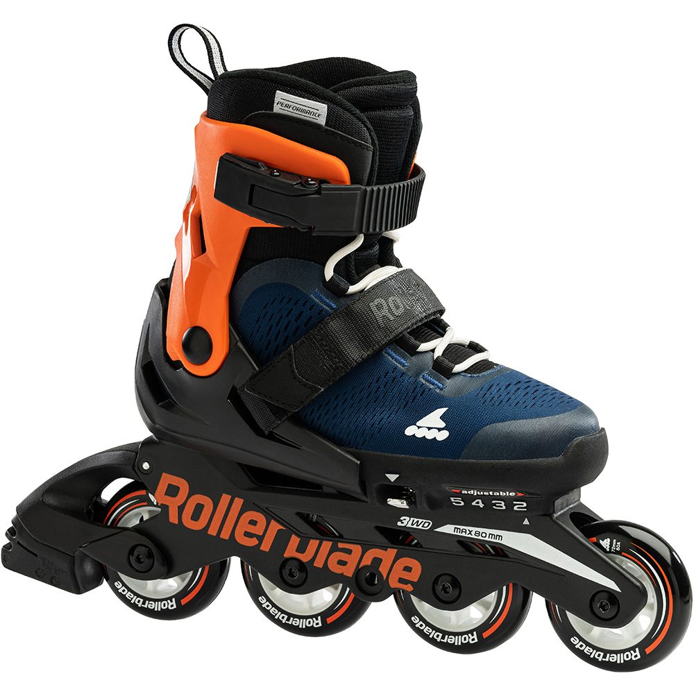Rollerblade Microblade Inlineskates Kinder blue notte orange