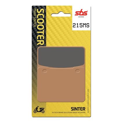 Plaquettes de freins SBS 15MS Sinter Métal Fritté Avant