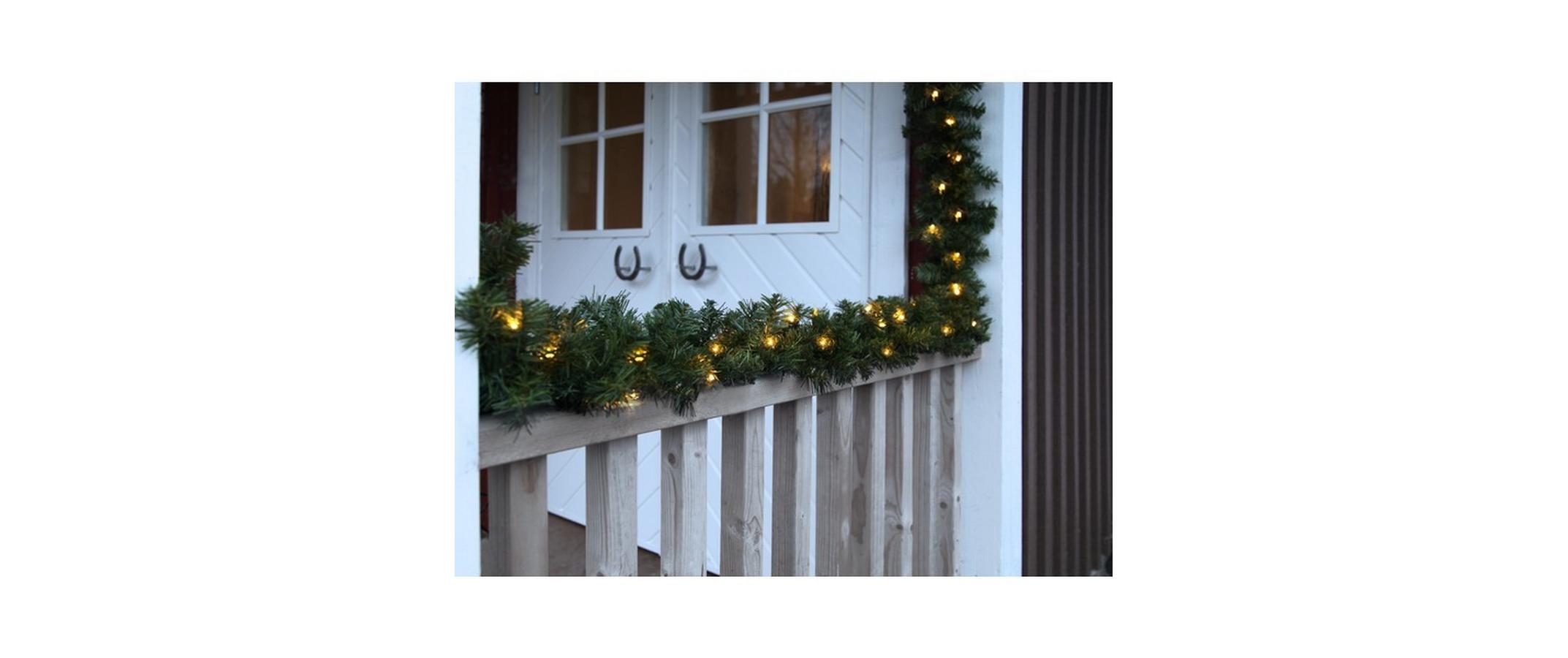 Girlande Ottawa, 30 LEDs, 2.7 m, GrünGirlande mit 30 LED 2.7 m