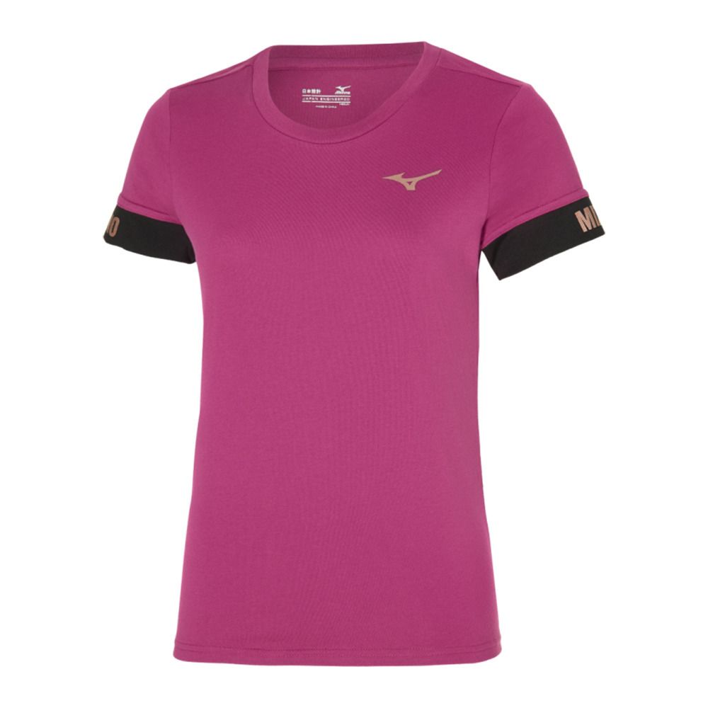 Mizuno MIZUNO - Tee-shirt Femme magenta haze
