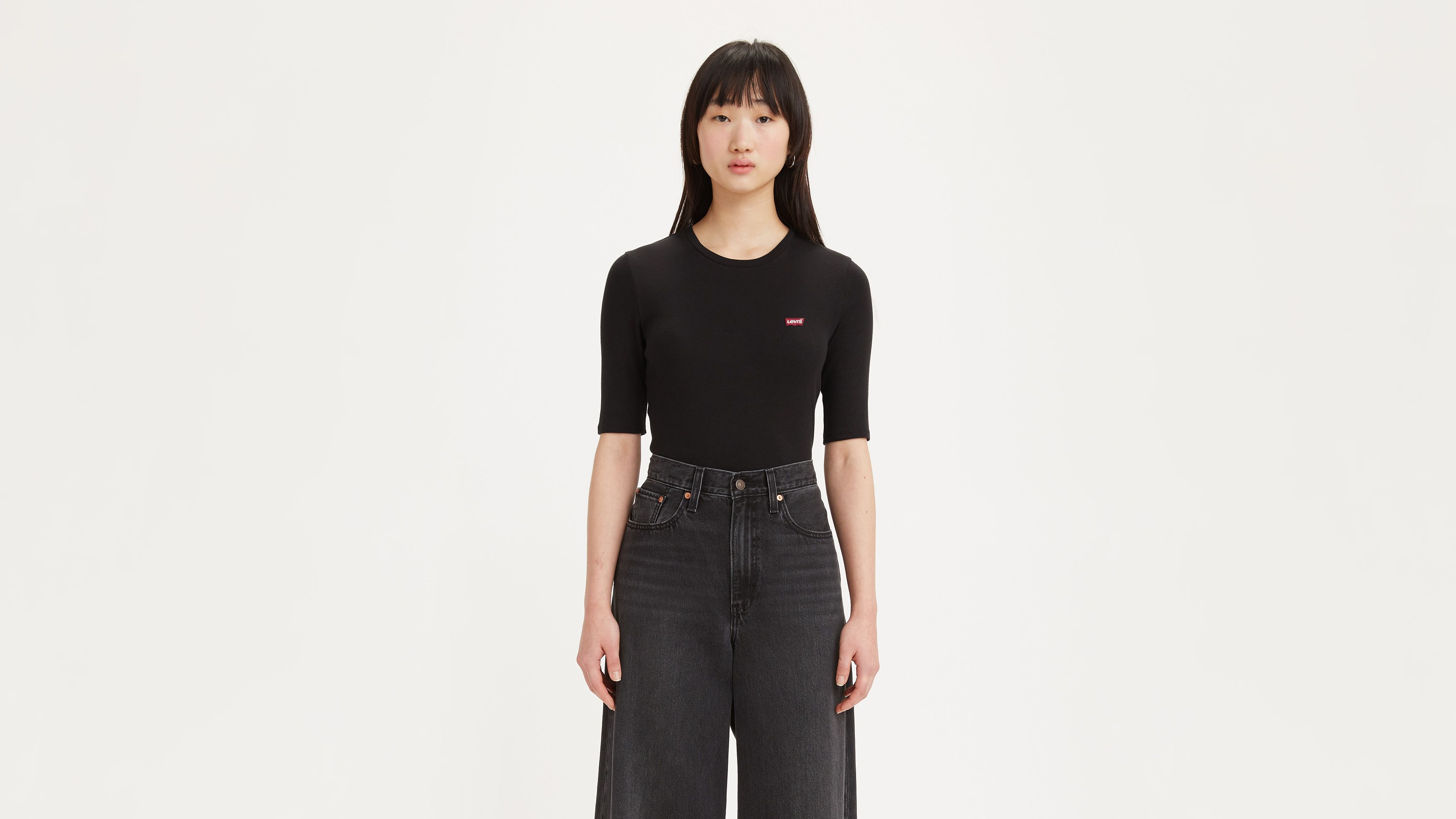 T-shirt Luca slim - Caviar Cotton - Noir