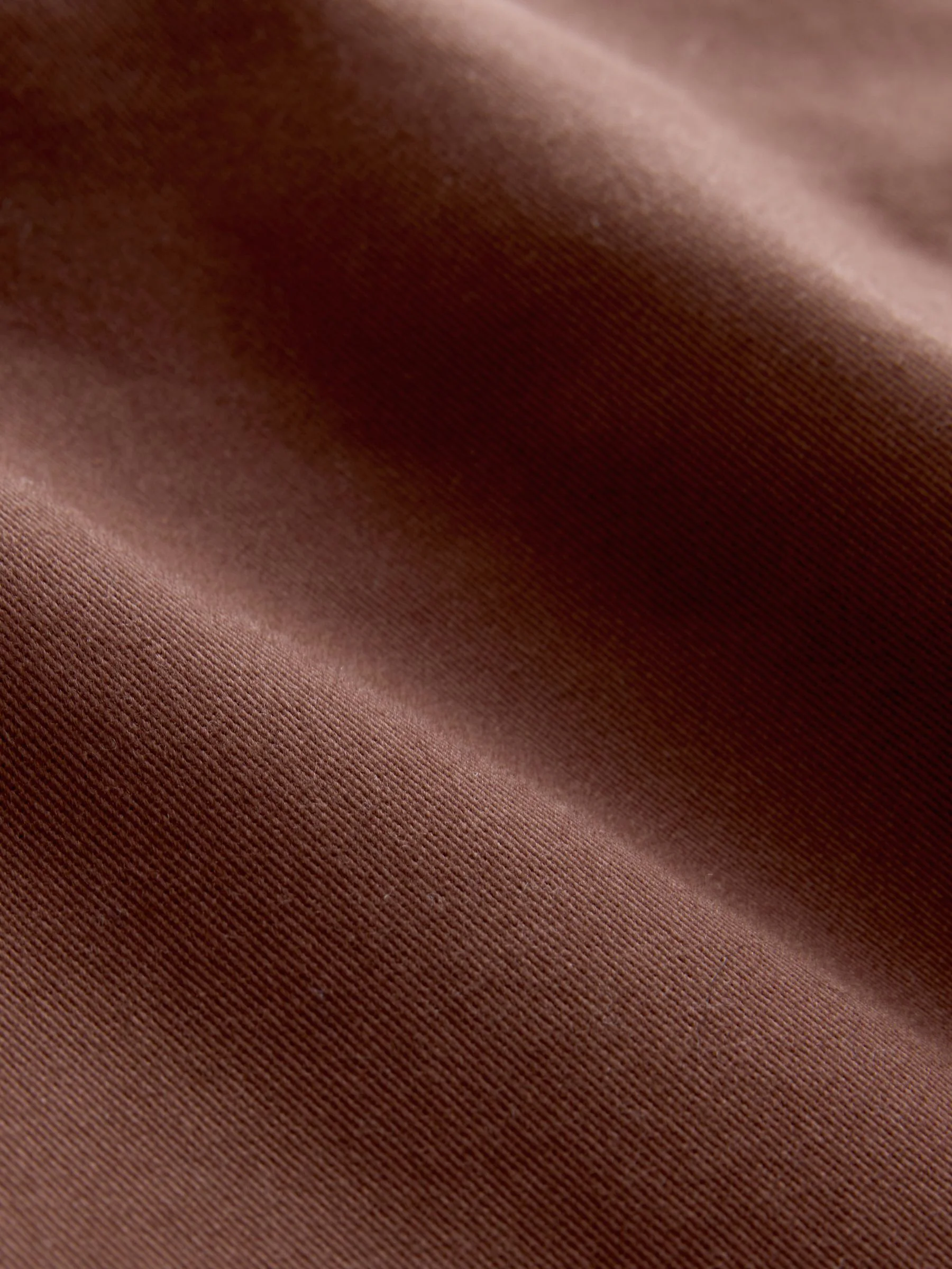 Roestbruin - Slim Fit - Stretchy chino