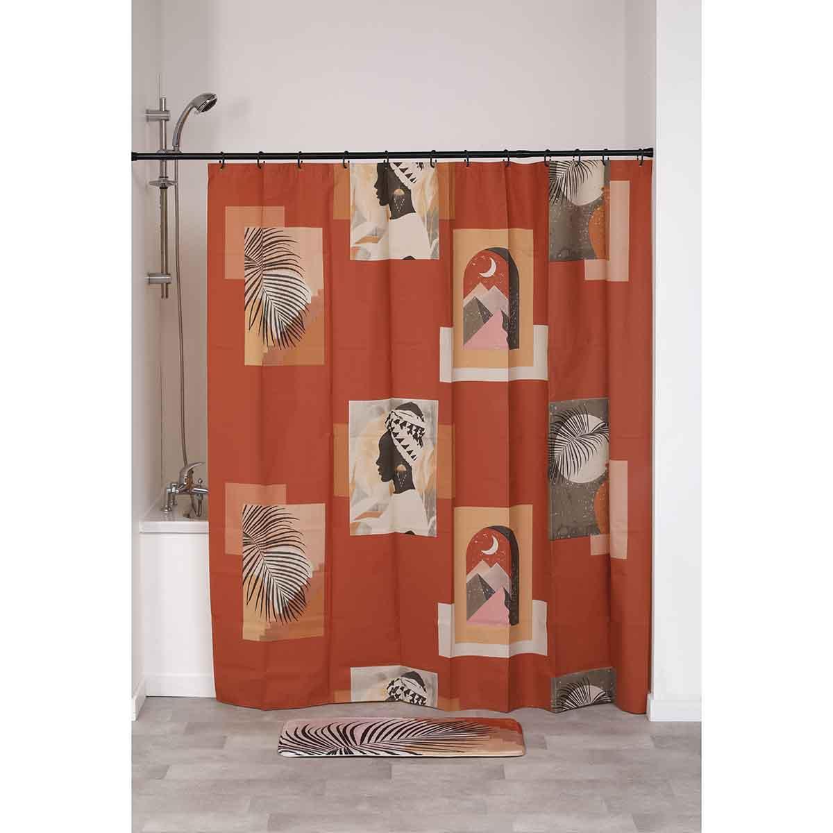 RIDEAU DE DOUCHE 180X180CM MEDINA
