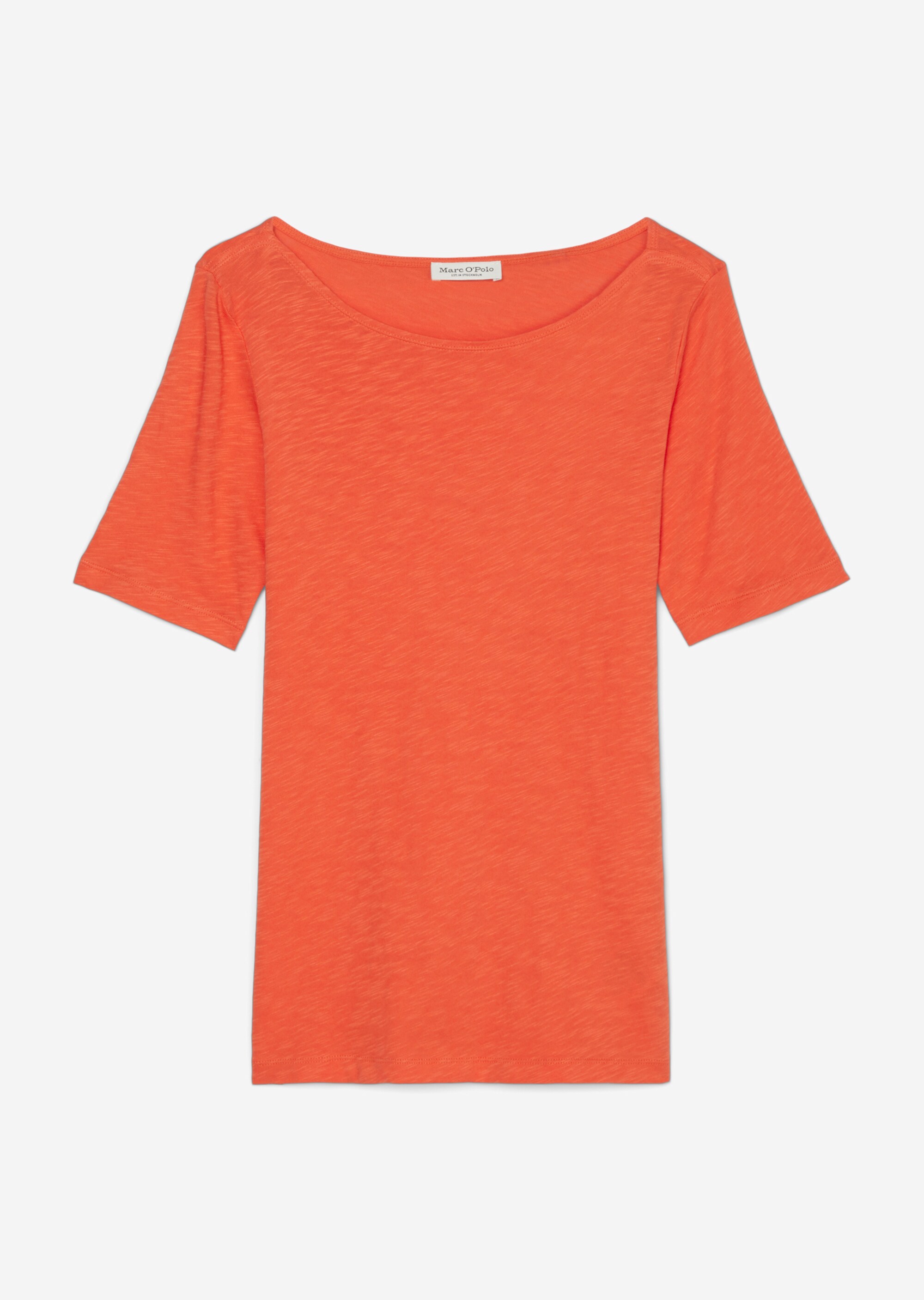 U-Boot-T-Shirt regularaus softem Slub-Jersey