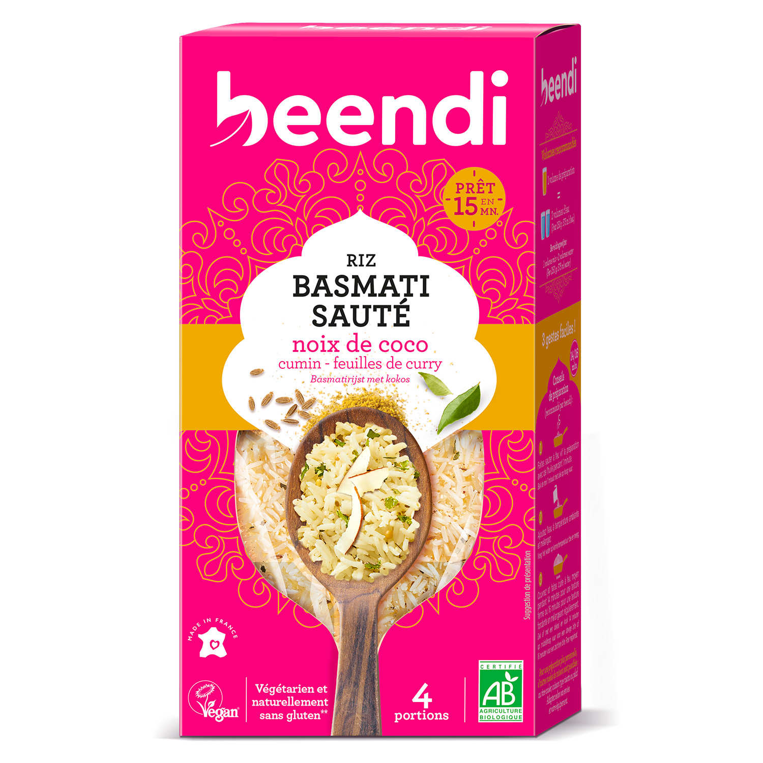 Riz basmati sauté à la noix de coco