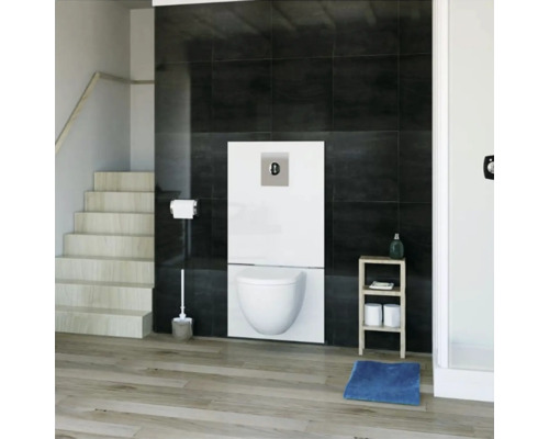 SFA Saniwal Pro UP rioolwateropvoerstation met voorwandelement en glasbekleding 0035UP