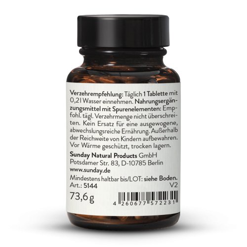 Sunday Natural Products  Chrom Picolinat Tabletten 200