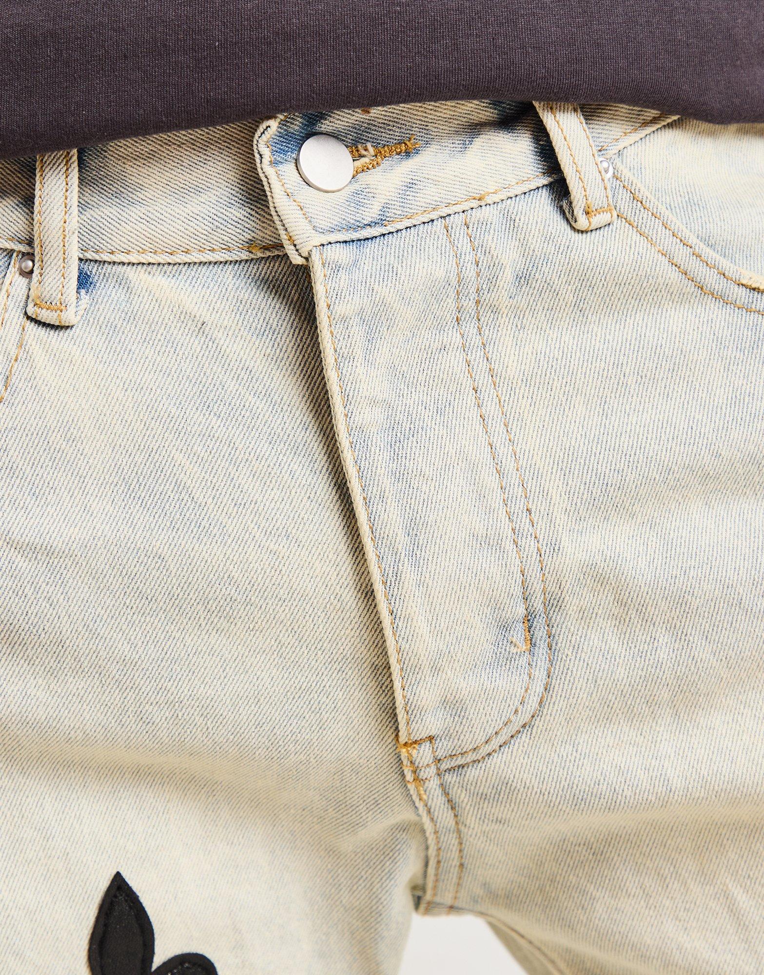 mnml Jean Straight Fleur Homme