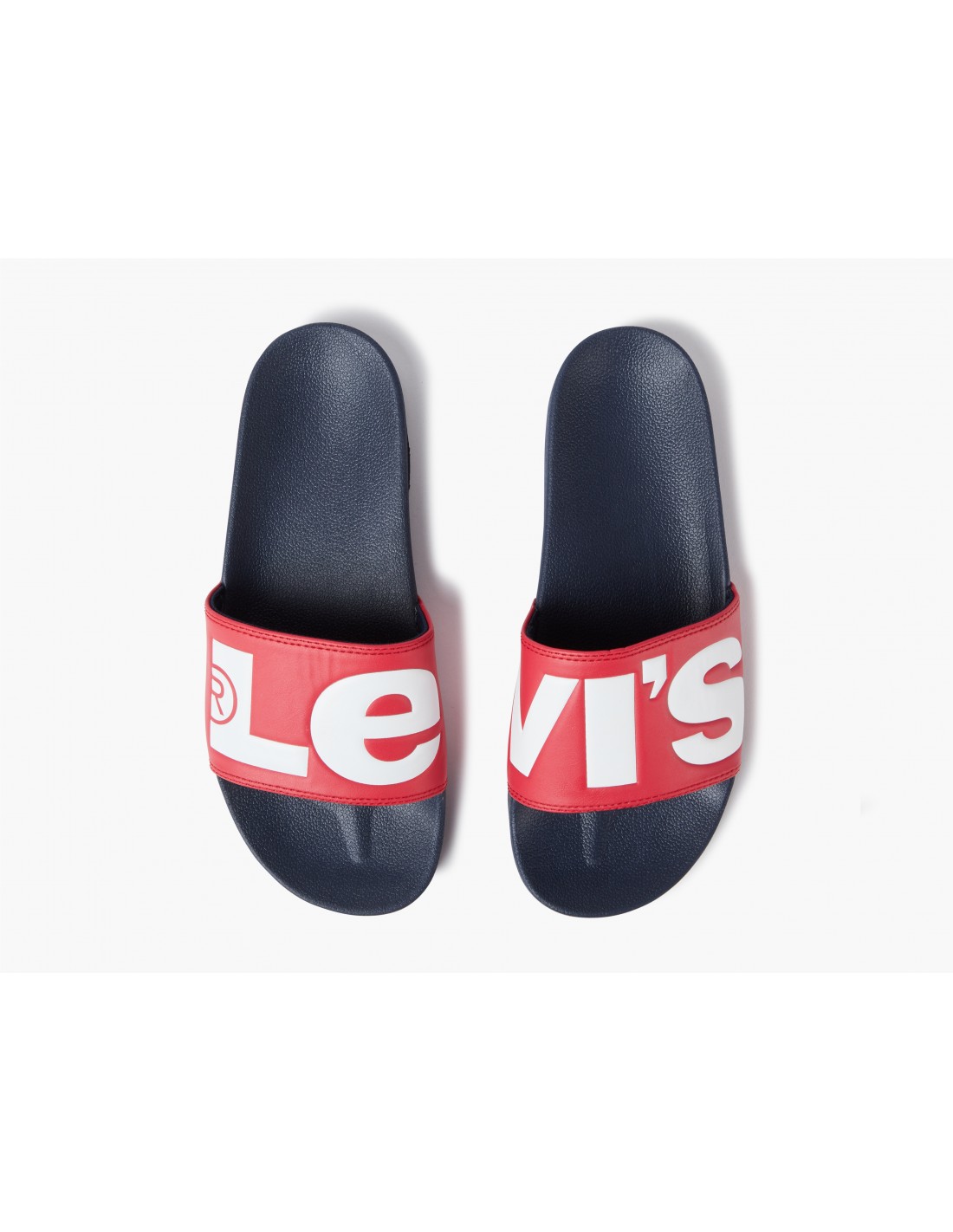 levi's Claquettes Homme june l rouge/bleu