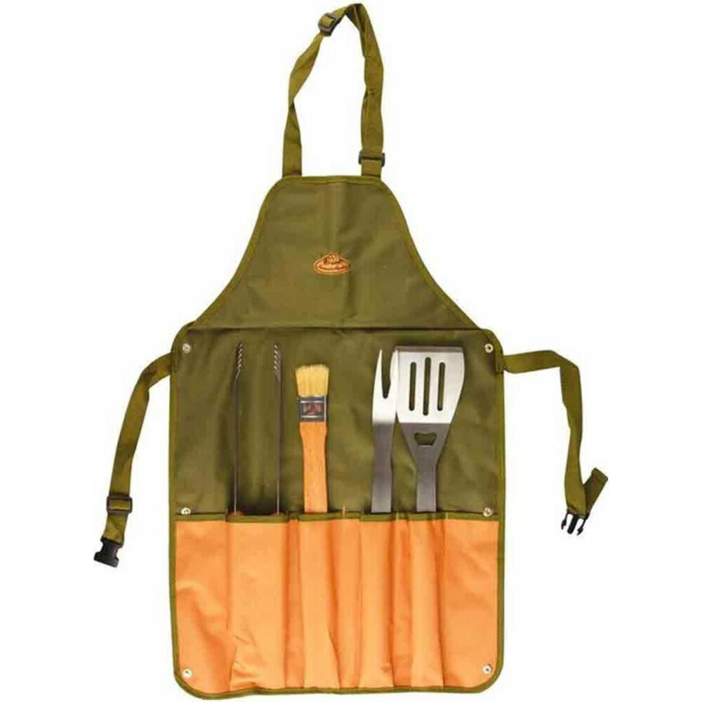 Esschert Design BBQ Schort Met Gereedschap Groen