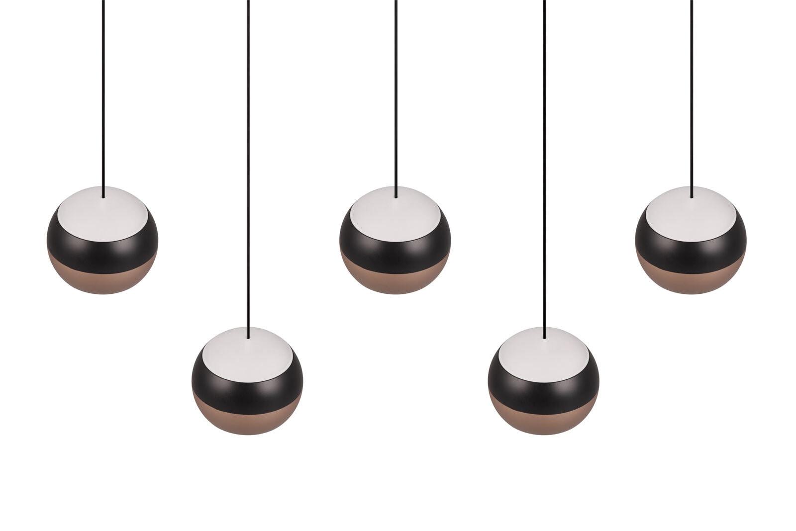 TRIO LED Balkenpendel TRS ORBIT 100 cm schwarz /coffee