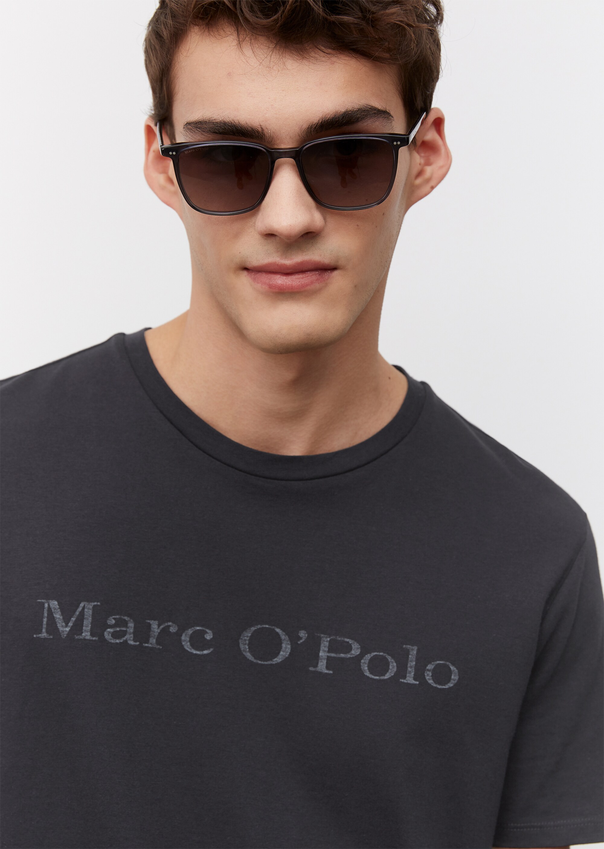 Logo-T-Shirt regular aus reinem Organic Cotton