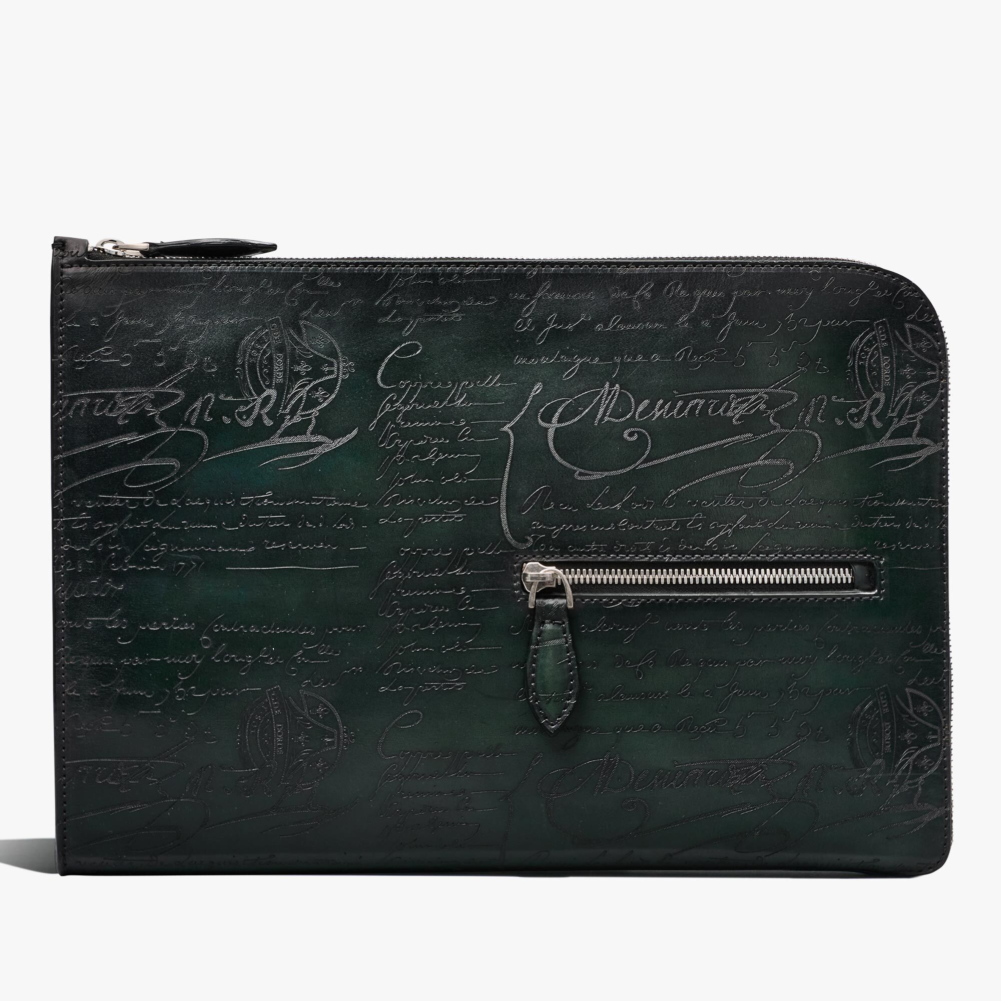 Pochette Nino Tgm En Cuir Scritto