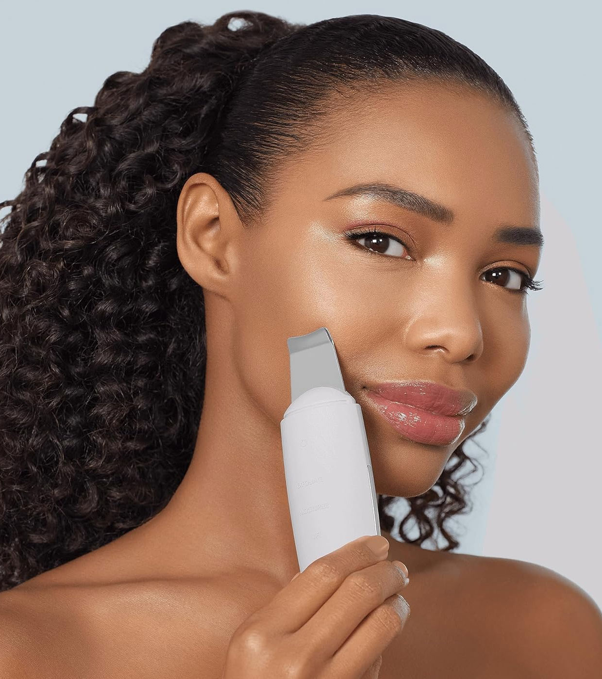 GESKE - Limpador MicroCurrent Skin Scrubber & Blackhead Remover 9 em 1 - White Rose Gold
