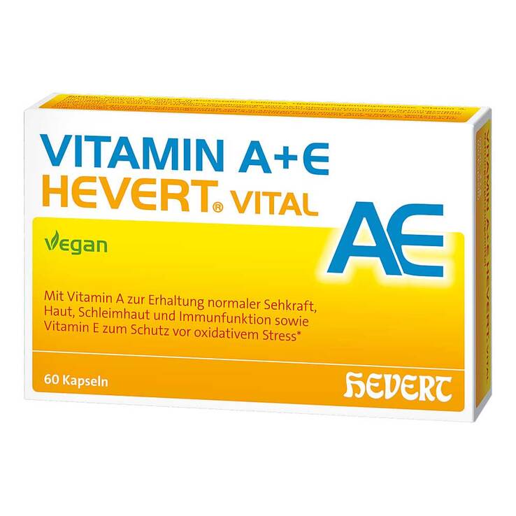 Vitamin A + E Hevert Vital Kapseln, 60 St