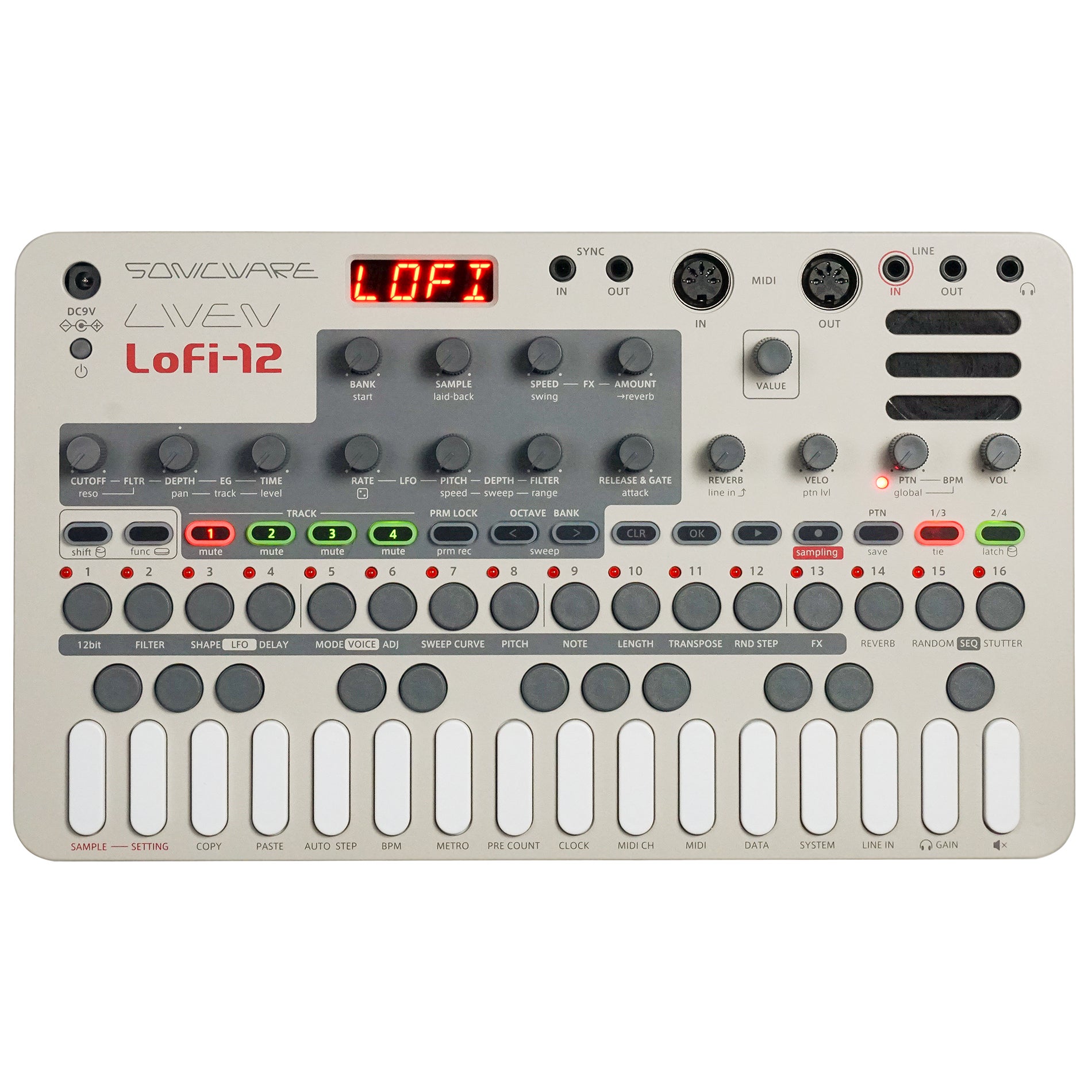 Sonicware LIVEN Lofi-12 groovebox