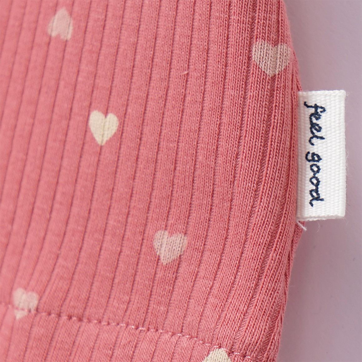 Topomini Baby Kleid mit Ripp-Struktur himbeer