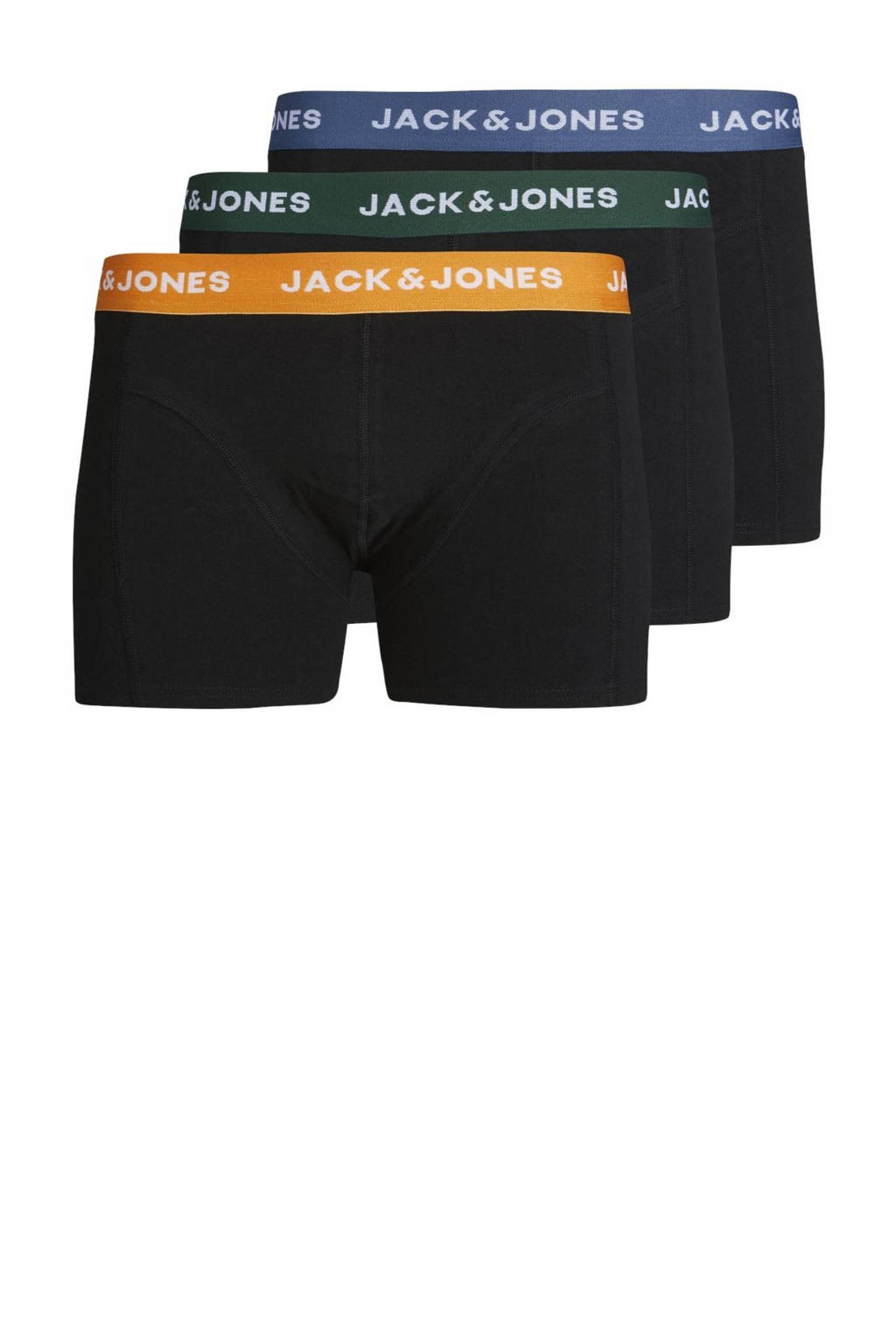boxershort JACGAB - set van 3 zwart/multicolor