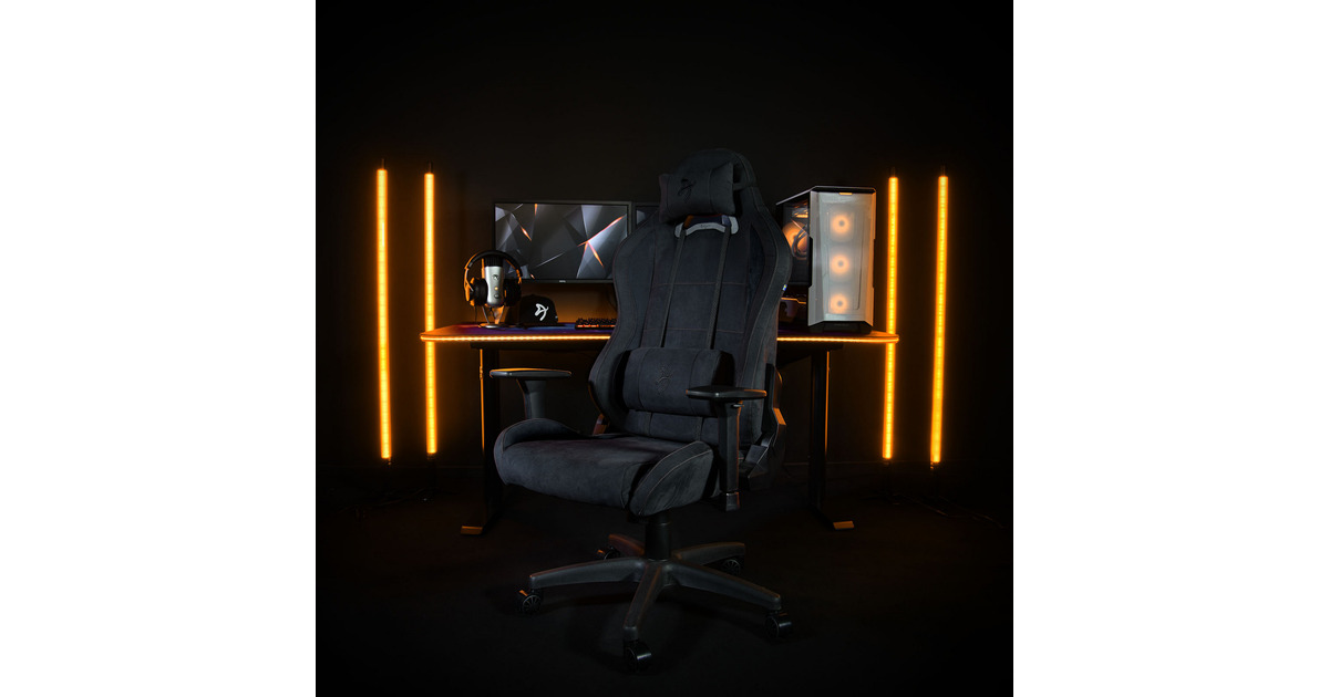 ArozziTorretta Supersoft - Pure Black gamestoel  (Zwart)