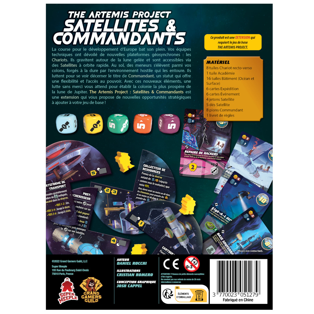 The Artemis Project - Satellites et Commandants