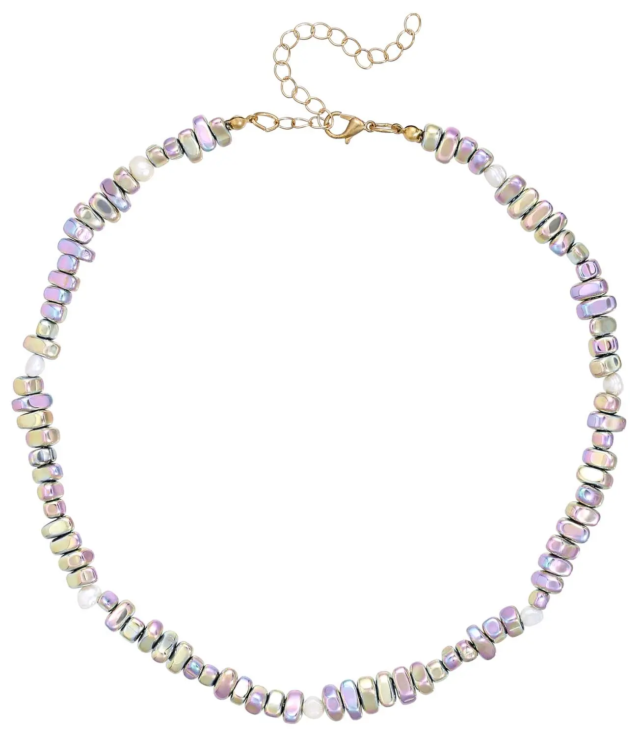 Kette - Rainbow Hematite