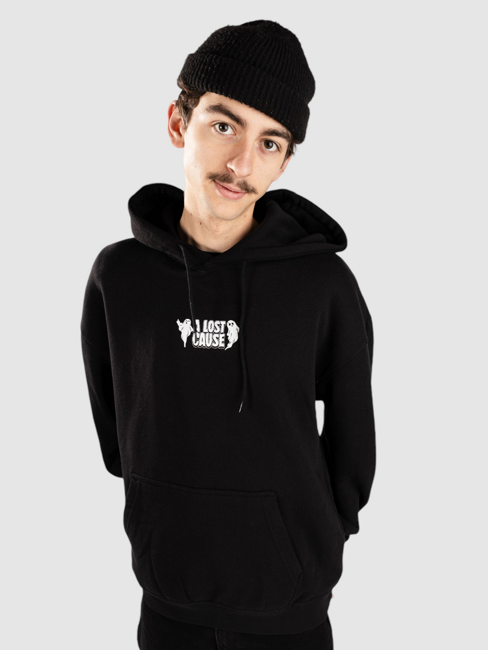 A Lost Cause Ghostin Hoodie black
