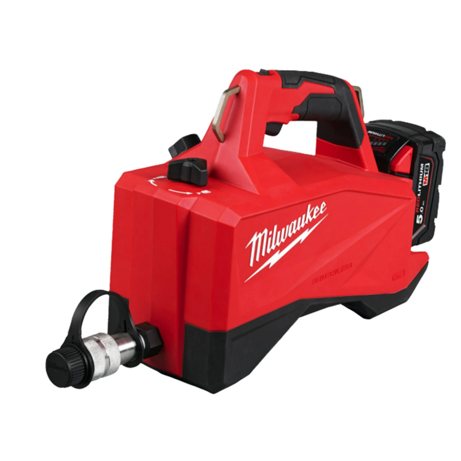 Milwaukee M18 HMP700-501 18V Li-ion accu Hydraulische mini pomp set (1x 5.0Ah accu) - 700 bar